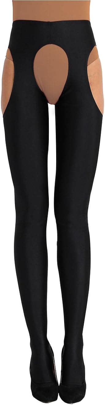 crotchlesspantyhose|Intimo Open Crotch Tights at Amazon Women’s Clothing store.